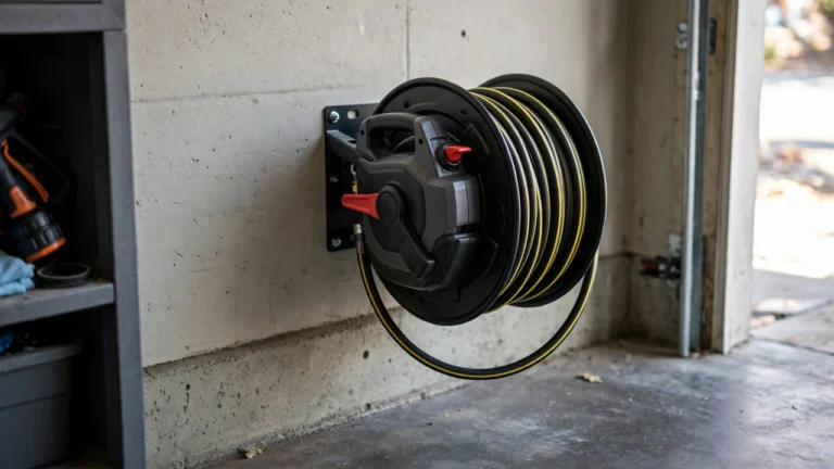 Best pressure washer hose reels 2026 — wall-mounted retractable reel