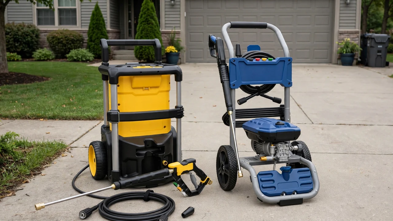 DeWalt vs Westinghouse pressure washer — gas and electric models compared
