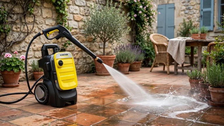 Karcher pressure washer review 2026 — K series on a terrace