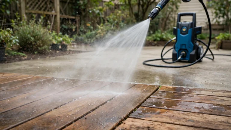What PSI pressure washer do you need — gentle spray on a wood deck